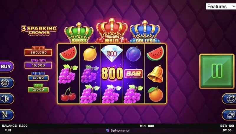 3 Sparking Crowns ชนะเกมพื้นฐาน