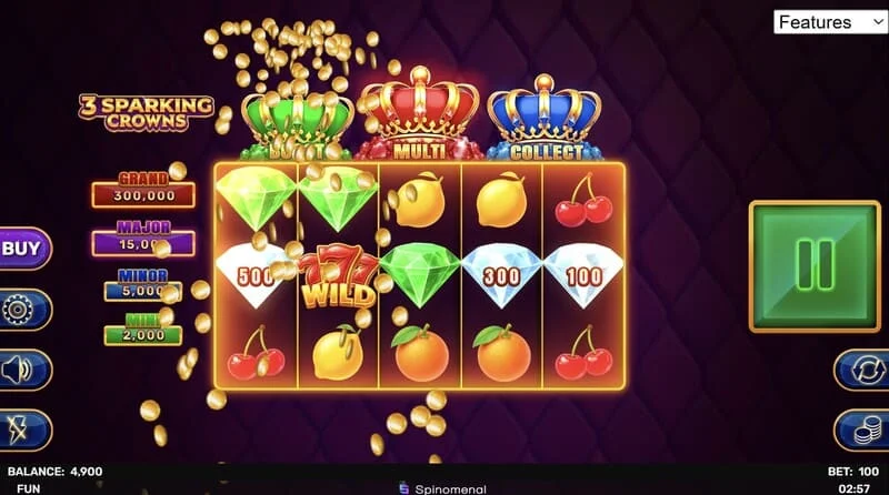 3 Sparking Crowns ชนะไวด์